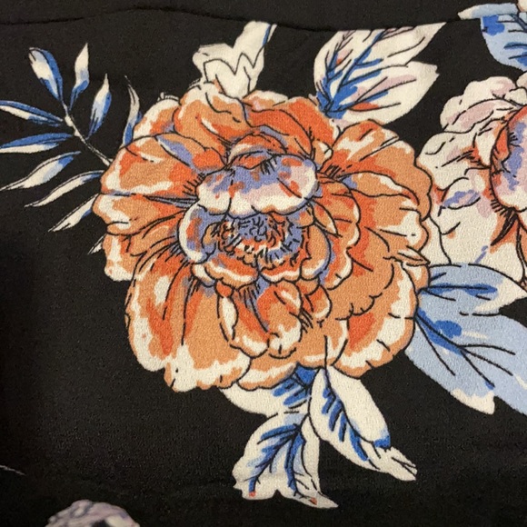 Romeo Juliet Couture Black Multi Floral CS Dress - Picture 4 of 6